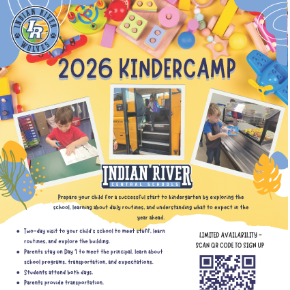2026 IRCSD Kinder-Camp Registration Flyer